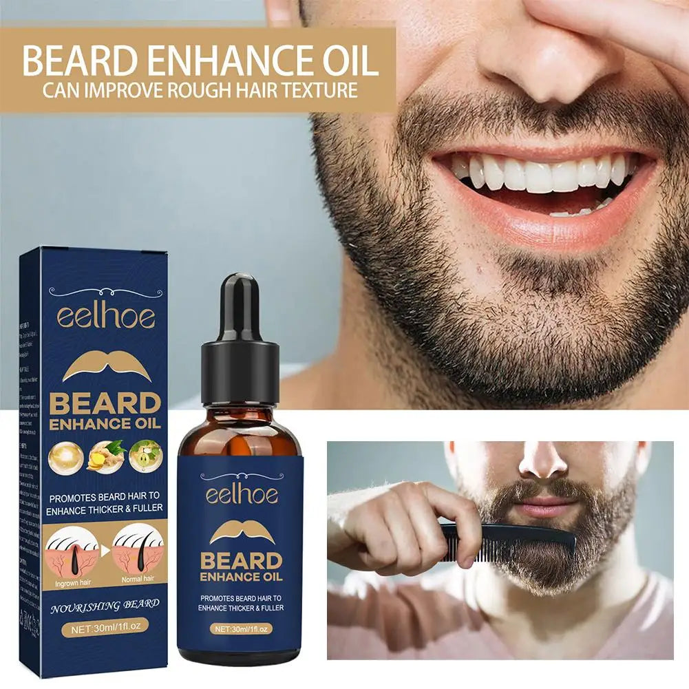 2PCS High-quality Natural Beard Growth Oil