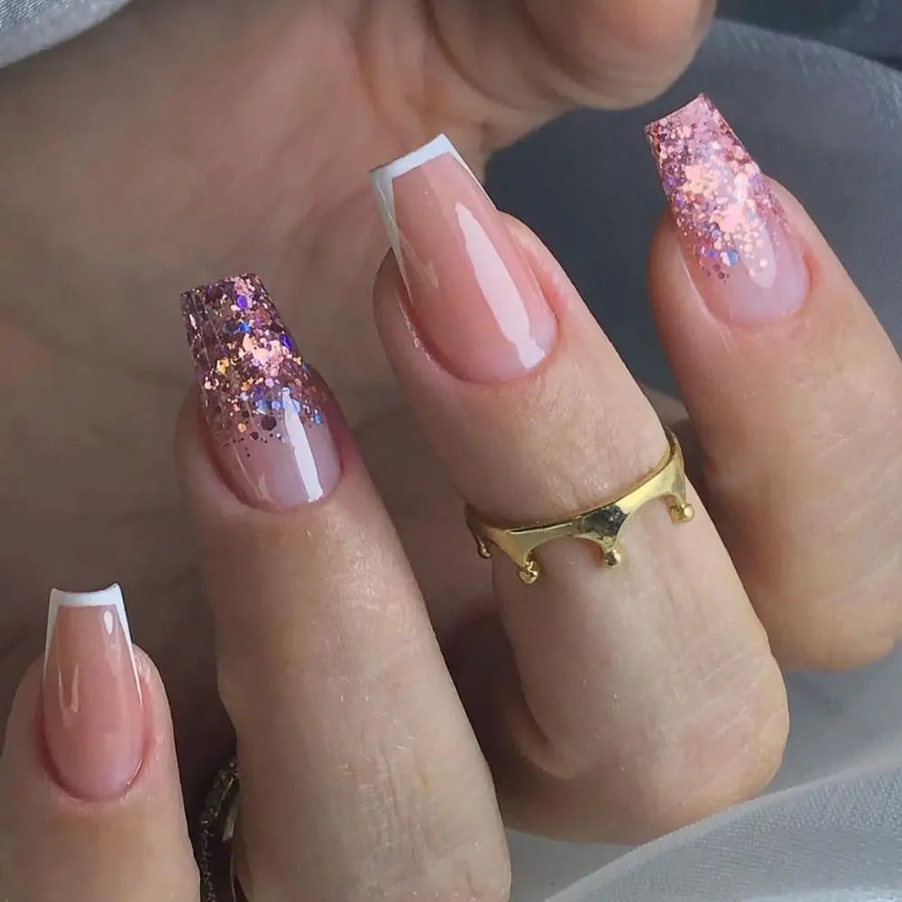 Fashion Colorful Butterfly False Nail