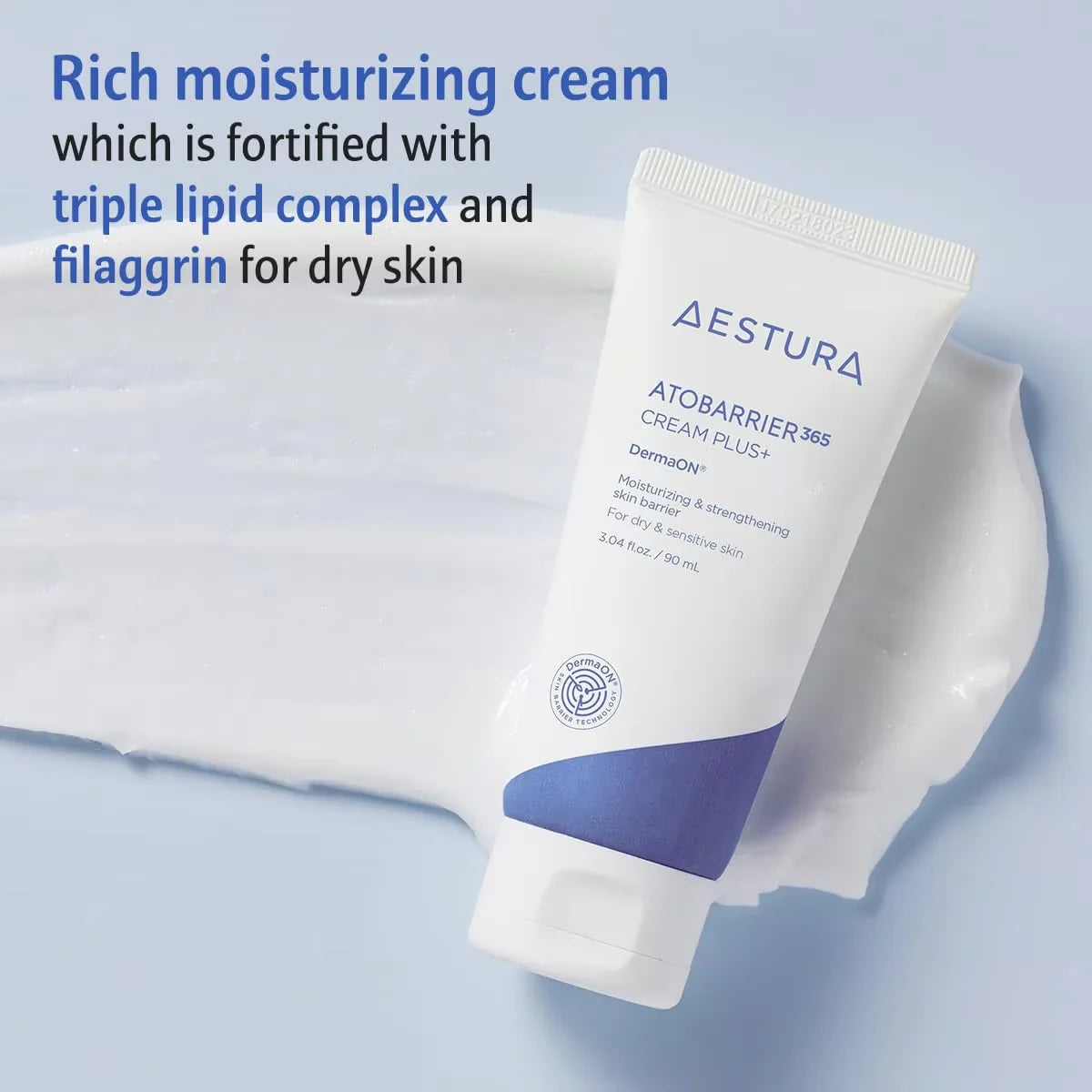 AESTURA ATOBARRIER365 Ceramide Cream, Korean Barrier Repair Moisturizer | 120 Hours Lasting Moisturization, Encapsulated Ceramid