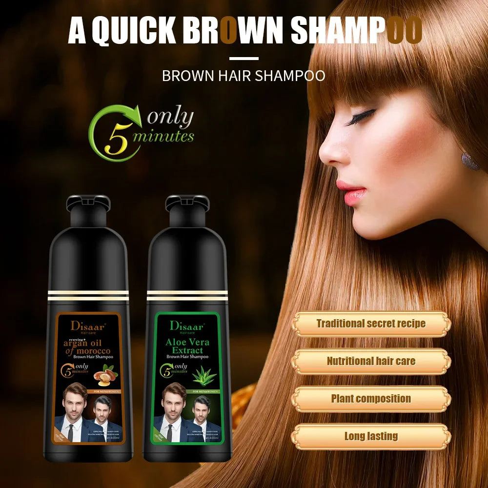 DISAAR 400ML Aloe Vera Brown HAIR SHAMPOO