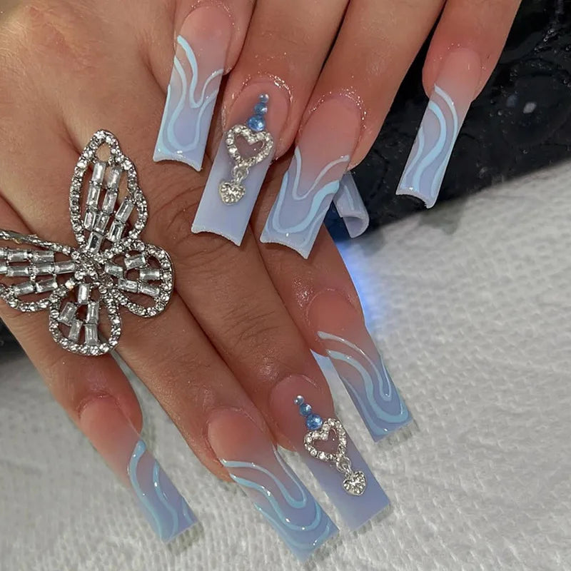 24Pcs Artificial Finger Nails