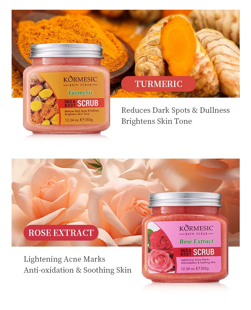 KORMESIC Turmeric Body Scrub Cream