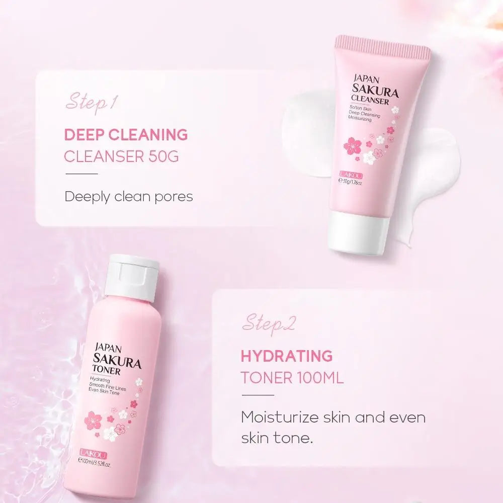 Sakura Skincare Set, 29pcs/set