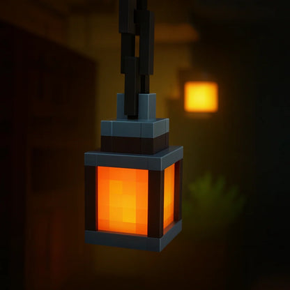 Pixelated Lantern Nigh Lamp