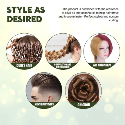 60ml Hair Sculpting Mousse Professional Curly Hair Styling Cream