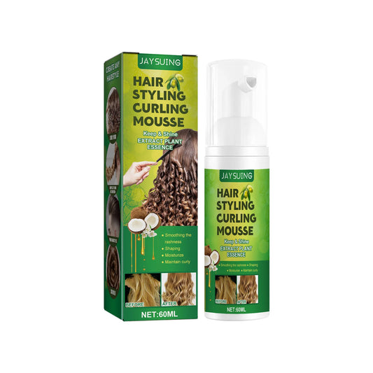 60ml Hair Sculpting Mousse Professional Curly Hair Styling Cream
