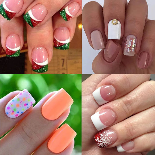 French Acrylic Style False Nails