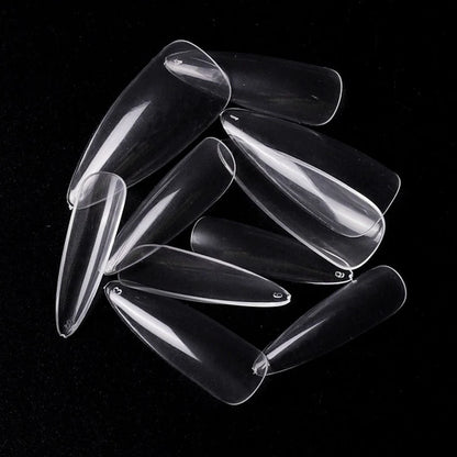 Extra Long Almond Shape Acrylic False Nails