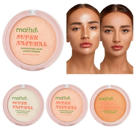 3-Color Matte Pressed Powder Foundation Make-Up