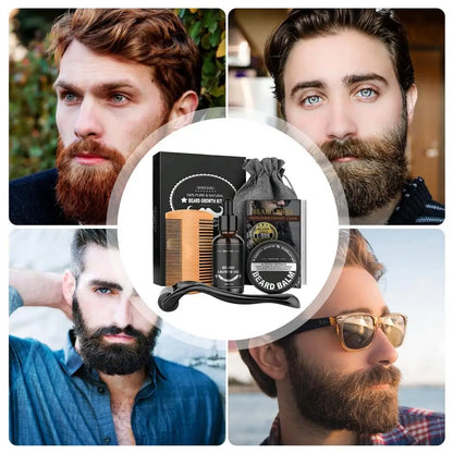 5pcs Men Beard Barba Grooming Beard Set