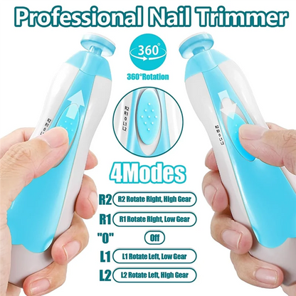 WOTT-Grooming Kit 6 In 1 Electric Baby Nail Clipper