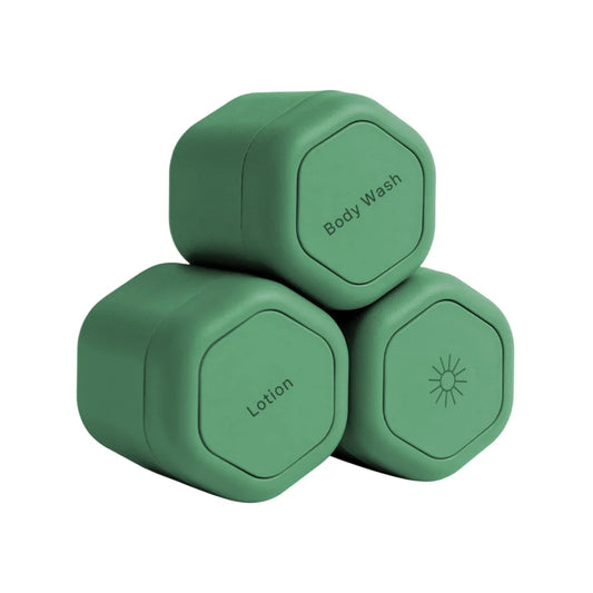 3 Pcs Travel Containers Haircare Set