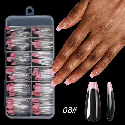 120pcs/box Acrylic French False Nails