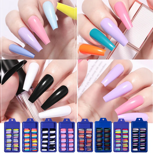 100pcs/box Acrylic Artificial False Nail