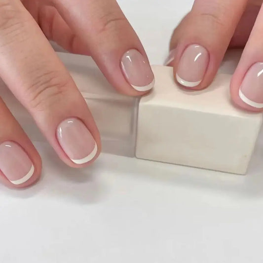 French Simple Style False Nails
