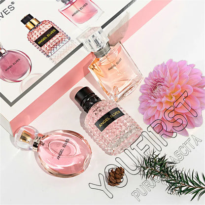 Luxury Brand Women 향수 ml Damen Parfums Femme De Mujer Gift Box 4Pcs Set