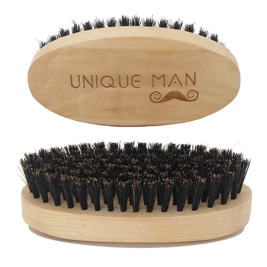 Wooden Hair Beard Brush For Men