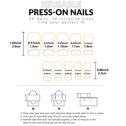 288PCS-Hand And Food Ballerina False Nails