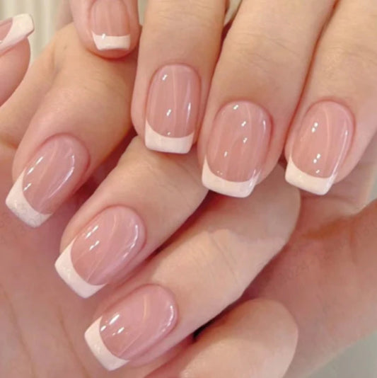 24pcs/set short square false nails for women