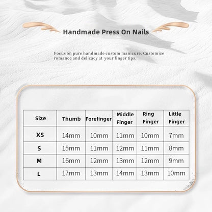 Aurora Handmade Press On Nails