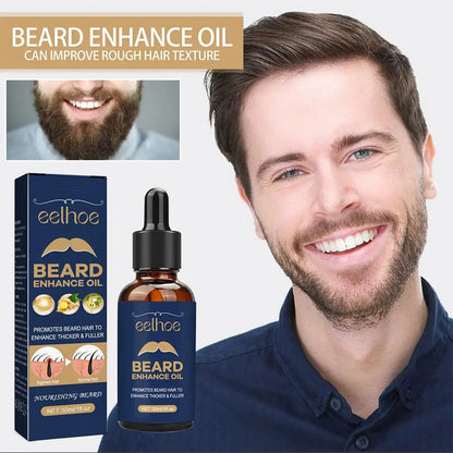 2PCS High-quality Natural Beard Growth Oil