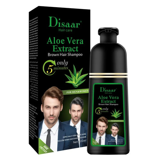 DISAAR 400ML Aloe Vera Brown HAIR SHAMPOO