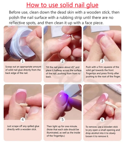 Aurora Handmade Press On Nails