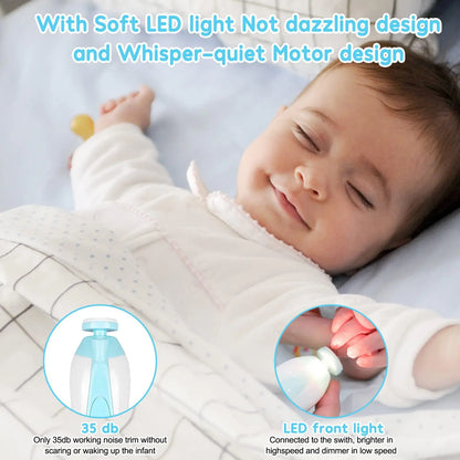Baby Electric Nail Trimmer Kid Nail Polisher
