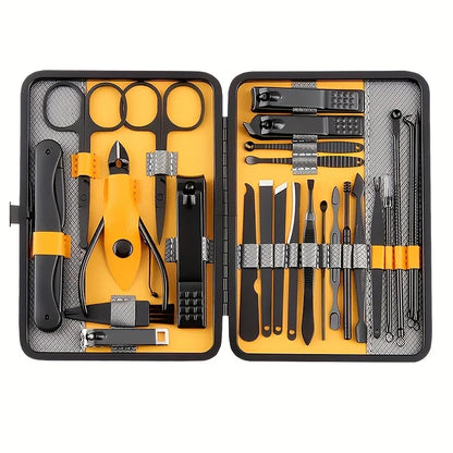 25pcs Set Grooming Kit, Professional Manicure And Pedicure Set