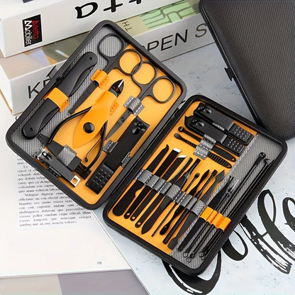 25pcs Set Grooming Kit, Professional Manicure And Pedicure Set