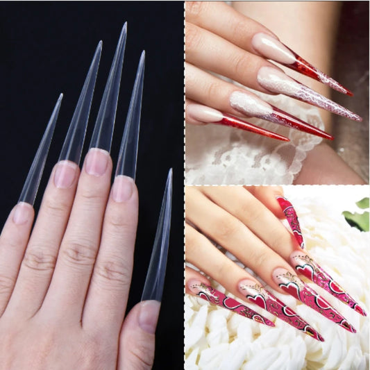 Artistic Extra-Long Pointed Salon Wearable Nail