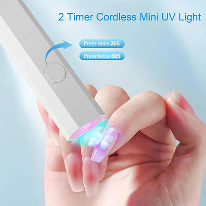 YIKOOLIN Mini UV Light Cure Nails Lamp