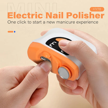 2-in-1 rechargeable electric nail clipper and poisher
