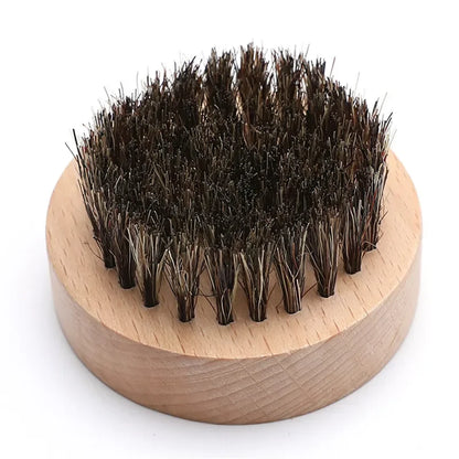 Wooden Hair Beard Brush For Men
