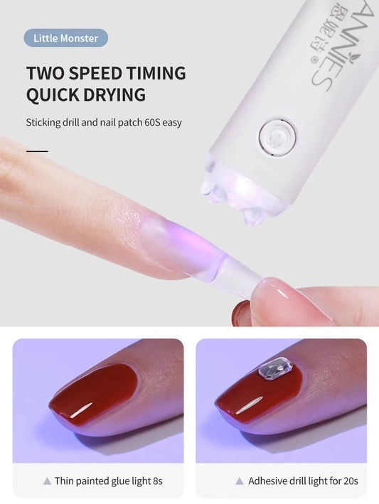 3W Mini Nail Dryer Quick-Drying UV Lamp