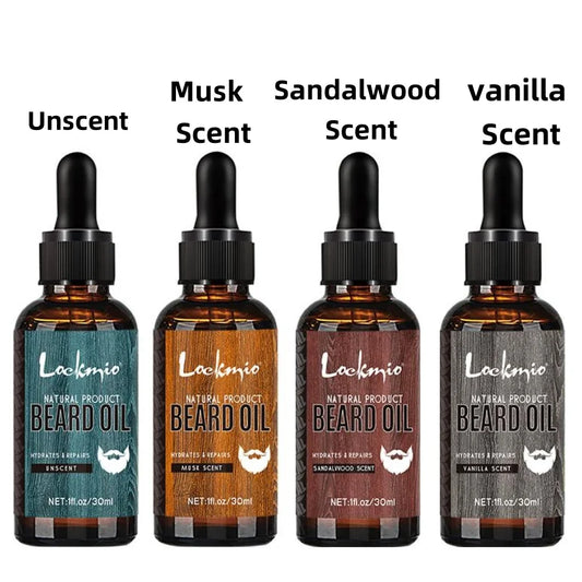 LOCKMIO 4pcs/set Beard Oil
