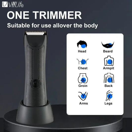 Men's Electric Groin Hair Trimmer
