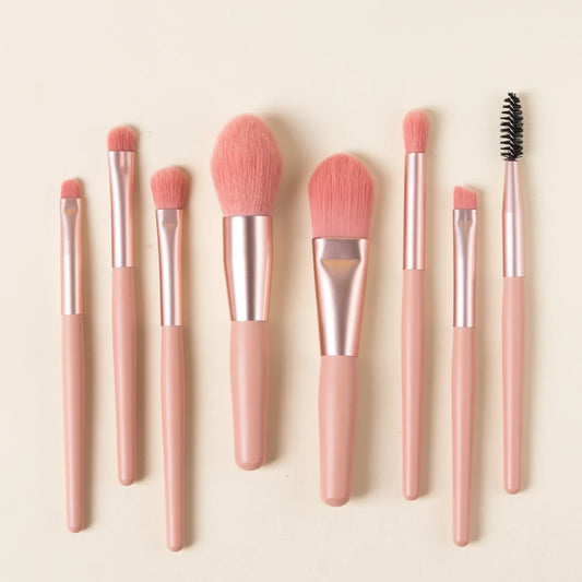 8PCS Macaron Makeup Brushes Set