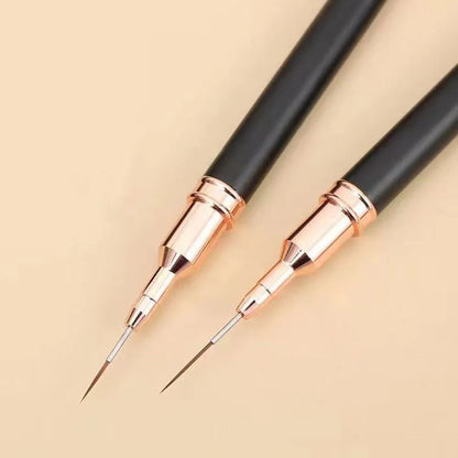 Black Nail Art Liner Brushes