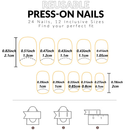288PCS-Hand And Food Ballerina False Nails