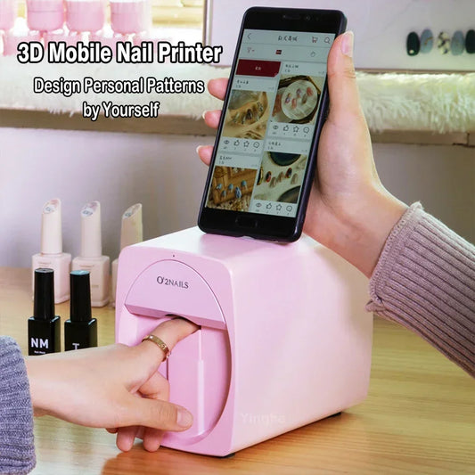 3D Portable Mobile Nail Painting Machine for Home Nail Salon