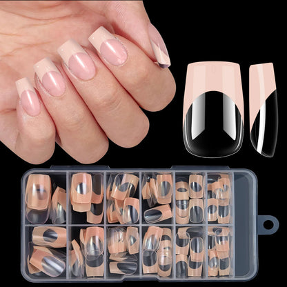 120pcs/box Acrylic French False Nails