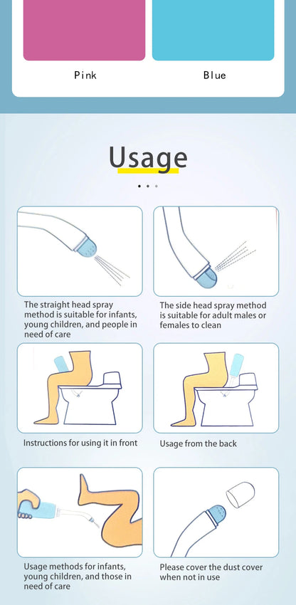 500ml Portable Bidet Spray Handheld