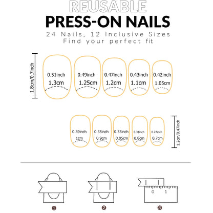 288PCS-Hand And Food Ballerina False Nails