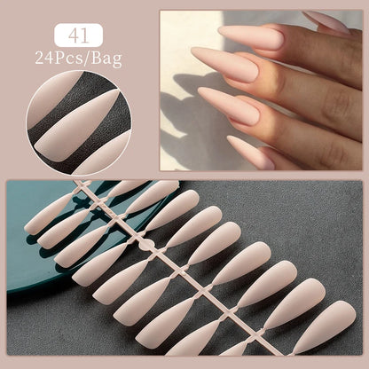 Fashion Press on Quick Extension Wearable False Nails