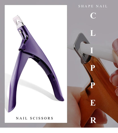 False Acrylic Tips Clipper Manicure Clamp