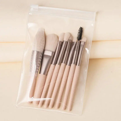 8PCS Macaron Makeup Brushes Set