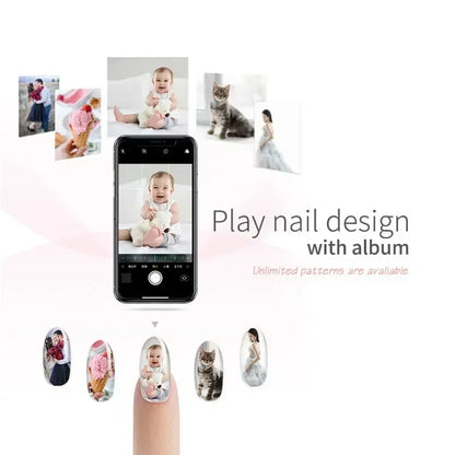 3D Portable Mobile Nail Painting Machine for Home Nail Salon