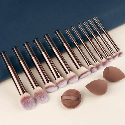 Makeup Brush Set 12 Pcs Everyday Essentials Makeup Brush Set