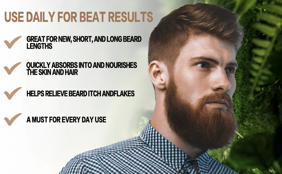 LOCKMIO 4pcs/set Beard Oil
